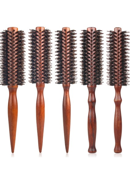 Hlb-Xwmgs-14 mm Stili Ahşap Saplı Domuzu Kılları Yuvarlak Fırça Saç Rulo Fırçası Profesyonel Saç Fırçası Saç Yuvarlak Tarak Salon Kuaförlük Şekillendirici Araçları (Yurt Dışından)