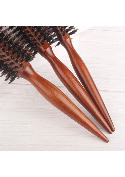 Hlb-Xwmgs-14 mm Stili Ahşap Saplı Domuzu Kılları Yuvarlak Fırça Saç Rulo Fırçası Profesyonel Saç Fırçası Saç Yuvarlak Tarak Salon Kuaförlük Şekillendirici Araçları (Yurt Dışından)