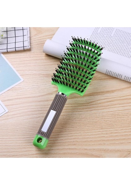 Siyah Stil Saç Derisi Masaj Tarak Saç Fırçası Kıl Kıvırcık Anti Statik Saç Fırçası Salon Kuaförlük Şekillendirici Araçları (Yurt Dışından) indirimleri