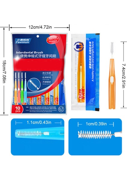 Mavi Stil Oft Silikon Diş Ipi Fırçaları Diş Temizleyici Ağız Bakımı Aracı Tek Kullanımlık Diş Arası Fırçası Diş Temizleme Bakımı (Yurt Dışından) fırsatları