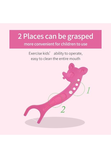 Sevimli Karikatür Renkli Hayvan Plastik Kürdan Günlük Kullanım Tek Kullanımlık Diş Flokları Çocuk Flossers (Yurt Dışından) modelleri