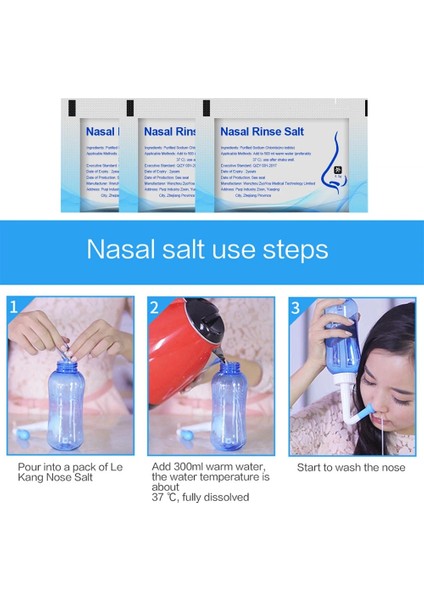 500ML Stil Için 4.5g Neti Pot Burun Yıkama Temizleyici 300ML 500ML Yetişkinler Çocuklar Burun Koruyucu Burun Temizleyici Aracı Burun Tuzu Dropship (Yurt Dışından)