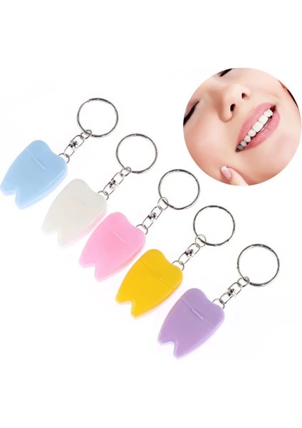 -Rastgele Renk- Tarzı Taşınabilir Diş Ipi Diş Temiz Anahtarlık Anahtarlık Seyahat 15M Rastgele Renk 15M (Yurt Dışından) fiyatları