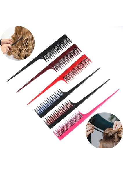 Gök Mavisi Tarzı Ince Diş Tarak Saç Tarak Saç Salon Boya Tarak Saç Şekillendirici Kuaförlük Antistatik Saç Stili Sıçan Kuyruk Tarak Ayrı Ayrılık (Yurt Dışından) modelleri