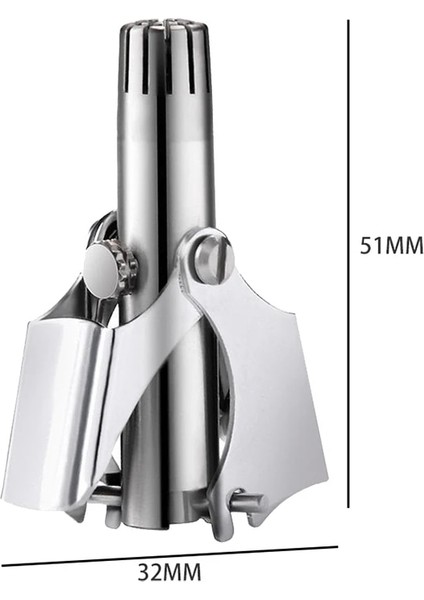 Kutu Fırça Stili ile 1 Adet Paslanmaz Çelik Manuel Burun Saç Düzeltici Veya Profesyonel Burun Sökücü Clipper Kesici Burun Kulak Saç Düzeltici Tıraş Makinesi (Yurt Dışından) modelleri