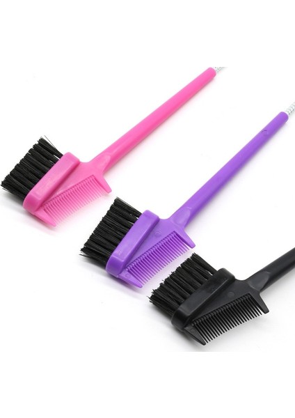 3 Adet Renk D1 Stili 3 x Kenar Kontrol Fırçası Magic Collection Çift Taraflı Kenar Tarak Damatlar Pürüzsüz Kuaförlük Güzellik Araçları (Yurt Dışından) indirimleri