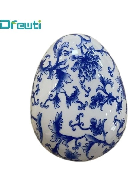 Mavi ve Beyaz Tarzı Drewtı Sevimli Yumurta Tarağı Anti-Statik Masaj Fırçaları Arapsaçı Detangle Salon Şekillendirici Düz Kıvırcık Taşınabilir Saç Fırçası Kuaförlük (Yurt Dışından)