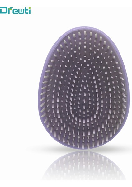 Mavi ve Beyaz Tarzı Drewtı Sevimli Yumurta Tarağı Anti-Statik Masaj Fırçaları Arapsaçı Detangle Salon Şekillendirici Düz Kıvırcık Taşınabilir Saç Fırçası Kuaförlük (Yurt Dışından) fırsatları