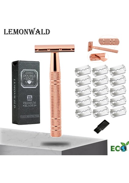 Siyah Jilet Tarzı Lemonwald Rose - De Erkek ve Kadınlar Için Tıraş Bıçağı. 15 Tıraş Bıçağı Içerir. (Yurt Dışından) modelleri
