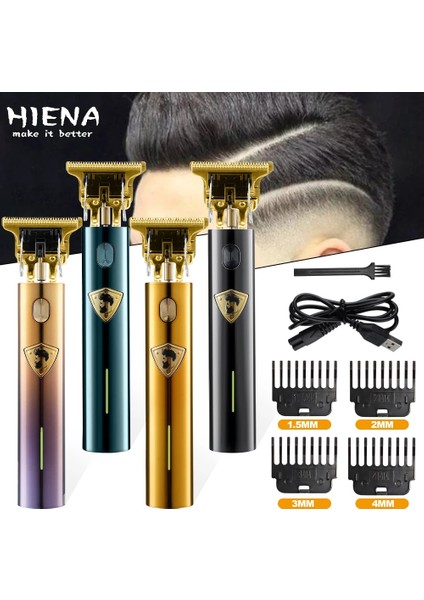 Ejderha Tarzı Erkekler Için Elektrikli Erkek Tıraş Makinesi Düzeltici Berber Jilet Akülü T9 Saç Kesme Makinesi Sakal Düzeltici Tıraş Makinesi Kablosuz (Yurt Dışından) fiyatları