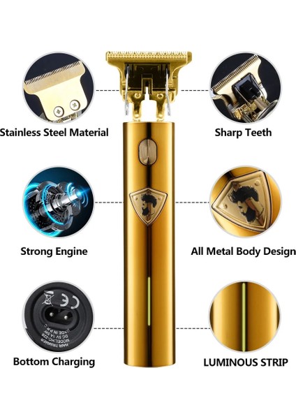 Ejderha Tarzı Erkekler Için Elektrikli Erkek Tıraş Makinesi Düzeltici Berber Jilet Akülü T9 Saç Kesme Makinesi Sakal Düzeltici Tıraş Makinesi Kablosuz (Yurt Dışından) fırsatları