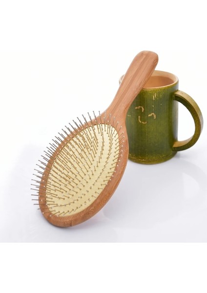 Doğal Ahşap Masaj Hava Yastığı Tarak Bakımı Saç Bakımı Saç Fırçası ve Güzellik Spa Masaj Tarak Antistatik Başlık Ahşap Tarak SY17D5 (Yurt Dışından)