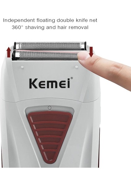 Bıçak Stili Erkekler Için 3D Elektrikli Tıraş Makinesi Esnek Bıçak Net Su Geçirmez Islak ve Kuru Çift Kullanımlı Yüzer Yüz Sakal Elektrikli Tıraş Makinesi Tıraş Makinesi F30 (Yurt Dışından)