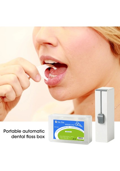 Kutu X10 Adet Diş Ipi Stili Taşınabilir Otomatik Kürdan Tutucu Ipi Saklama Kutusu Flosser Seçtikleri Kürdan Diş Çubuğu Diş Temizleme Ağız Hijyeni Bakımı (Yurt Dışından) fırsatları