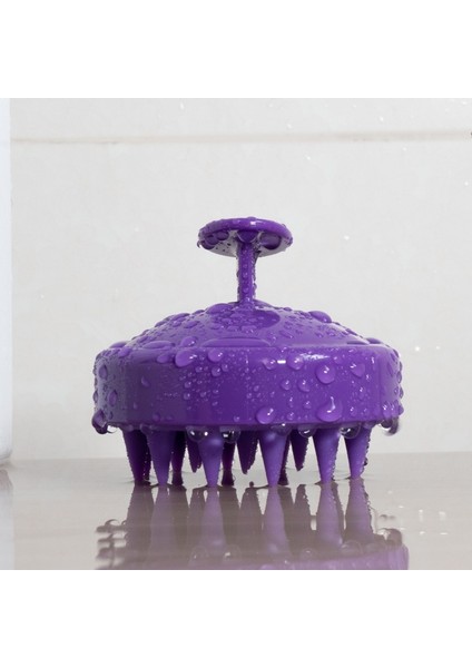 Kırmızı Stil Yuvarlak Yumuşak Silikon Masaj Tarağı Taşınabilir Kafa Fırçası Şampuan Saç Derisi Yıkama Temiz Duş Banyo Spa Islak ve Kuru Sağlık Güzellik Fırçası (Yurt Dışından) indirimleri