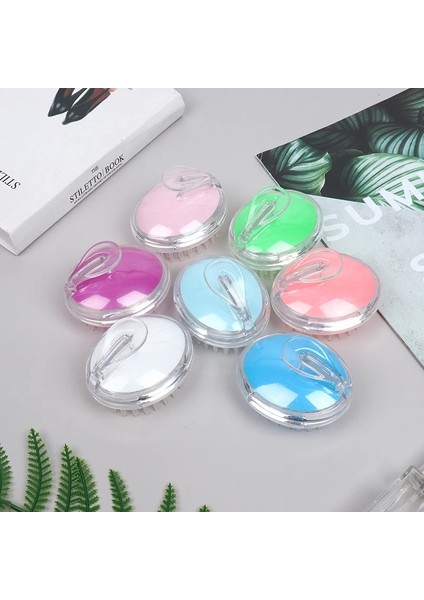 Gümüş Tarzı 1 Adet El Silikon Saç Derisi Şampuan Masaj Fırçası Yıkama Duş Saç Masajı Temiz Fırça Duş Saç Fırçası Tarak Fırça (Yurt Dışından) fiyatları