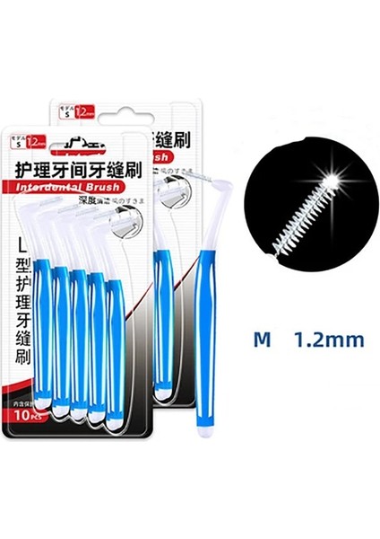 Mavi Stil Temizleyiciler Ortodontik Kürdan Ağız Bakım Fırçası Temiz Alet Diş Arası Şekilli ve (Yurt Dışından)