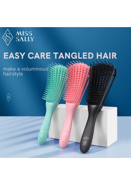 MY-215 Stili Bayan Sally Saç Tarak Saç Derisi Masaj Saç Fırçası Dolaşık Açıcı Sağlık Saç Fırçası Salon Kuaförlük Şekillendirme Için (Yurt Dışından)
