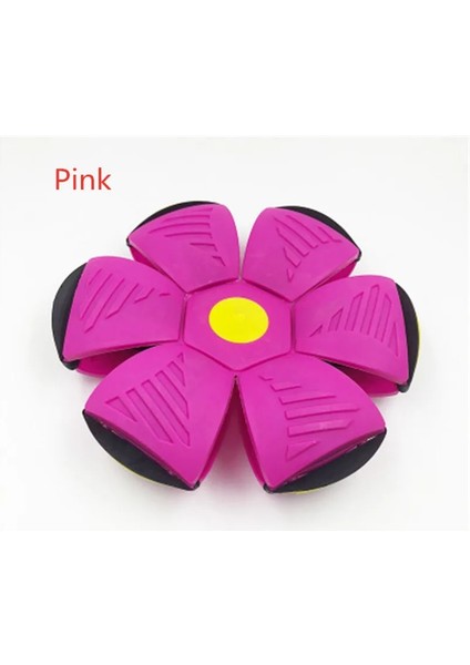 LED Tarzı Pembe LED Uçan Ufo Düz Fırlatma Disk Topu ile LED Işık Oyuncak Çocuk Açık Bahçe Basketbol Oyunu Fırlatma Ufo Disk Topları (Yurt Dışından)