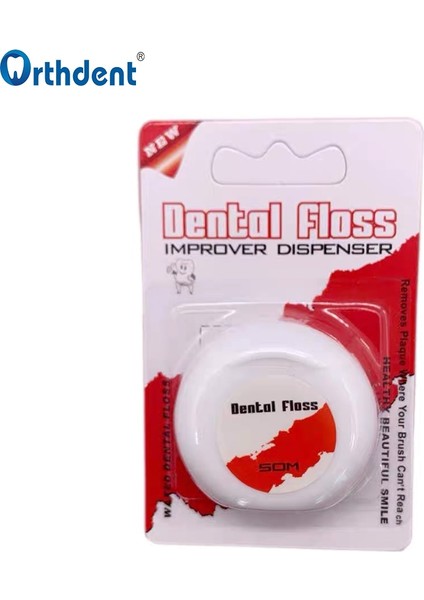 1 Rulo 50M Stili Dental Floss Toothpicks Tooth Cleaning Portable Interdental Brush Dentistry Flok Oral Health Care Products Dentist Tools (Yurt Dışından)