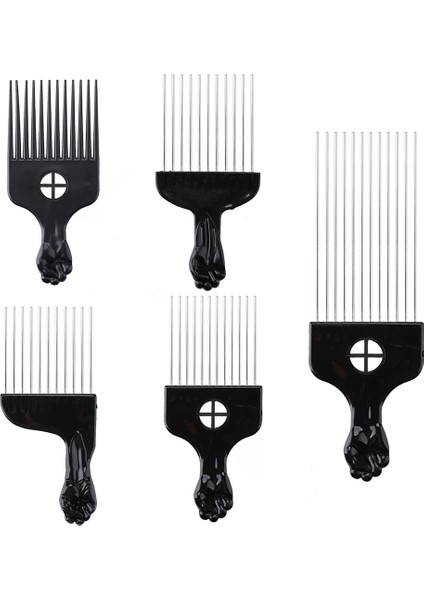 22.5cm Stili Geniş Dişler Bruk Tarak Çatal Saç Fırçası Ekleme Saç Toplama Tarak Plastik Dişli Tarak Kıvırcık Afro Saç Şekillendirme Araçları Için Aksesuarlar (Yurt Dışından)