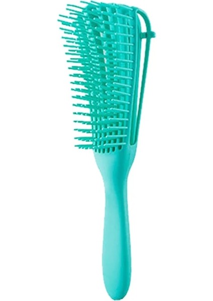 Yeşil Stil Ahtapot Fırçası Nefes Alabilir Kaburga Tarak Islak Saç Kabarık Uçucu Yağ Masaj Tarak Dalgalı Saç Fırçası Dalgalıcurlycoilydrythick Için (Yurt Dışından)