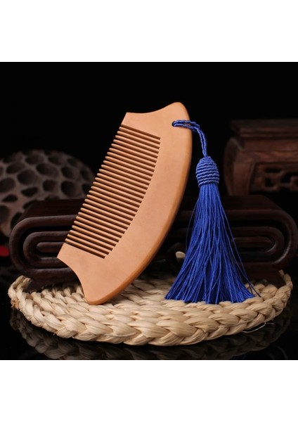 Altın Tarzı Orta Maun Hediye Tarak Dört Renkli Püskül Anti-Statik Anti-Sarılmış Saç Taşınabilir Makyaj Tarak Şekillendirici Aracı Kuaför (Yurt Dışından) fiyatları