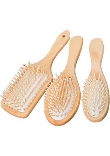 Orta Stil 1 Tarak Saç Bakım Fırçası Masaj Ahşap Yastık Masaj Tarak Antistatik Spa Bambu Hava Yastığı Saç Tarak Kafası Kan Dolaşımını Teşvik Eder (Yurt Dışından) fiyatları