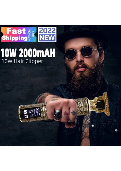 Öne Çıkan H Stili 2022 Su Geçirmez Profesyonel Elektrikli Tıraş Makinesi Erkekler Için Jilet Erkekler Için Biçme Makinesi Sakal Düzeltici Berber Tıraş Makinesi T9 Saç Kesme Makinesi (Yurt Dışından)