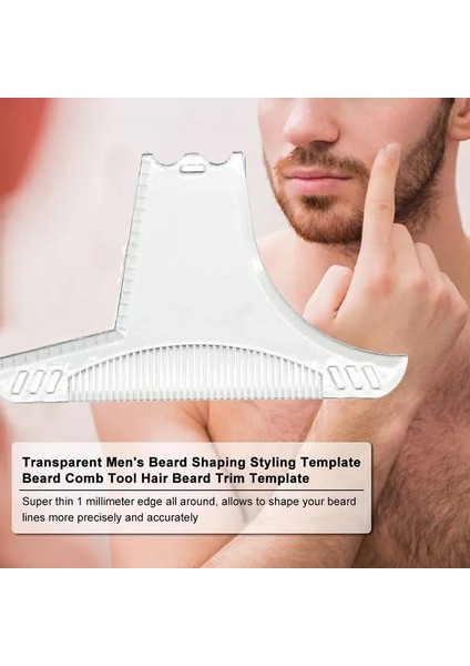 B Tarzı Erkekler Sakal Şekillendirme Tarağı Erkek Sakalları Stencil Combs Saç Için Güzellik Aracı Sakal Trim Şablonları Sakal Şekillendirici Şekillendirici Aracı (Yurt Dışından) indirimleri