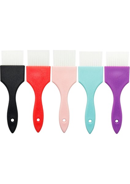 Kırmızı Stil Pp Kolu Doğal Saç Fırçaları Berber Profesyonel Kuaför Balayage Boyama Aracı Balayage Saç Fırçası Boyama Saç Boyası Fırçası (Yurt Dışından)