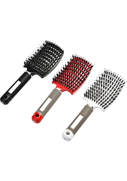 Koyu Kırmızı Stil Masaj Tarak Saç Derisi Saç Fırçası Kıl Naylon Kadınlar Islak Kuru Kıvırcık Detangle Saç Fırçası Salon Kuaförlük Şekillendirici Aracı Dropship (Yurt Dışından) fırsatları