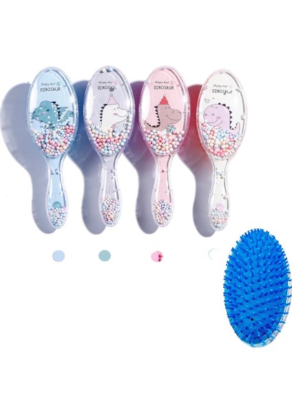 Glitter Gri Tarzı 1 Adet Sevimli Dinozor Saç Şekillendirici Tarak Karikatür Hava Yastığı Tarak Saç Fırçası Salon Kuaförlük Düz Kıvırcık Saç Tarak Kadın (Yurt Dışından) modelleri