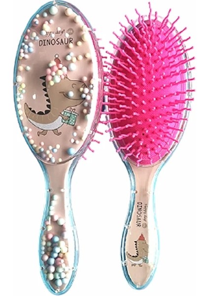 Glitter Gri Tarzı 1 Adet Sevimli Dinozor Saç Şekillendirici Tarak Karikatür Hava Yastığı Tarak Saç Fırçası Salon Kuaförlük Düz Kıvırcık Saç Tarak Kadın (Yurt Dışından) fırsatları