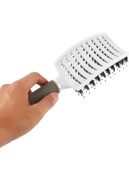 Kırmızı Stil Kadın Saç Derisi Masaj Tarak Kıl Naylon Saç Fırçası Islak Kıvırcık Detangle Saç Fırçası Salon Kuaförlük Şekillendirici Araçları (Yurt Dışından) indirimleri