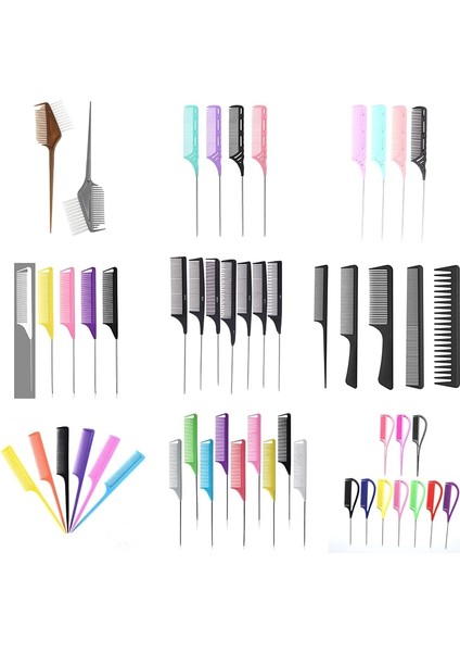 Sarı Stil Sivri Kuyruk Yumuşak Tarak Ince Diş Saç Şekillendirici Taraklar Isıya Dayanıklı Pin Sıçan Kuyruğu Tarak Ayrı Ayrılık Salon Boyama Kuyruk Tarak (Yurt Dışından) fiyatları