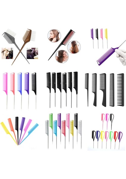 Sarı Stil Sivri Kuyruk Yumuşak Tarak Ince Diş Saç Şekillendirici Taraklar Isıya Dayanıklı Pin Sıçan Kuyruğu Tarak Ayrı Ayrılık Salon Boyama Kuyruk Tarak (Yurt Dışından) fırsatları