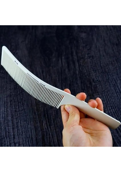 Yeşil Stil Profesyonel Kavisli Tıraş Makinesi Saç Kesme Makinesi Kesme Tarak Berber Düz Üst Tarak Anti-Statik Berber Kuaförlük Saç Kesme Fırçası (Yurt Dışından)