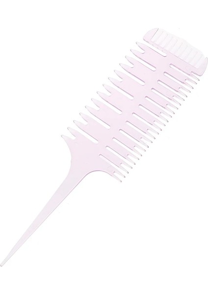 Pk-A Stili 6 Renk Profesyonel Kullanımı Kolay Örgü Dokuma Tarak Saç Boyası Şekillendirici Aracı Salon Saç Boyama Tarak 3 Yönlü Kesit Vurgu Tarak (Yurt Dışından)