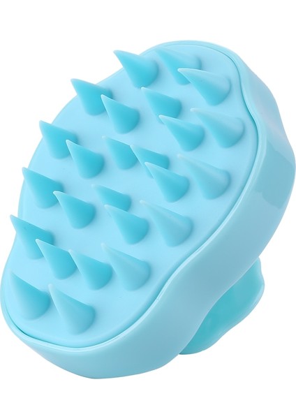 H Stili El Şampuan Fırçası Saç Derisi Meridyen Masaj Fırçası Duş Saç Tarak Taşınabilir Şampuan Fırçası Saç Yıkama Fırçası Saç Bakım Tarak (Yurt Dışından)