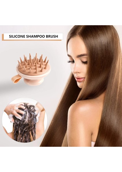 H Stili El Şampuan Fırçası Saç Derisi Meridyen Masaj Fırçası Duş Saç Tarak Taşınabilir Şampuan Fırçası Saç Yıkama Fırçası Saç Bakım Tarak (Yurt Dışından) fiyatları