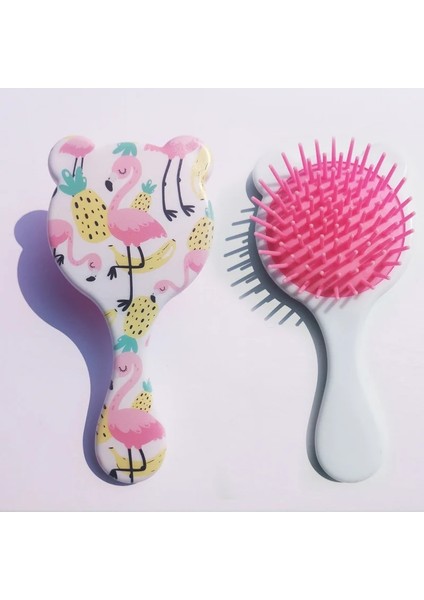 Flamingo Tarzı Saç Şekillendirici Tarak Karikatür Sevimli Hava Yastığı Tarak Saç Fırçası Salon Kuaförlük Düz Kıvırcık Saç Tarak Kadın Dolaşık Açıcı Saç Fırçası (Yurt Dışından) fiyatları