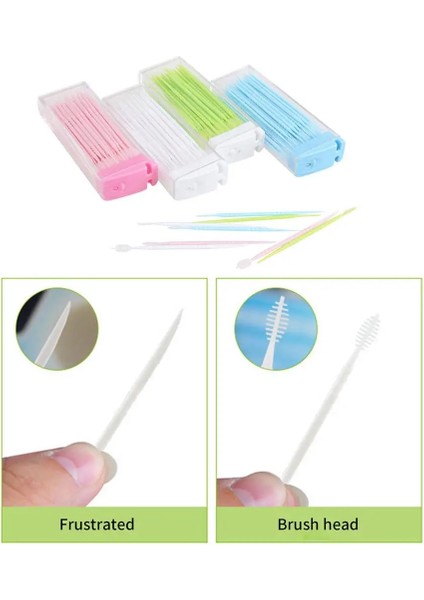 Ack Diş Ipi Çubuklar Kutulu Kürdan Taşınabilir Plastik Çift Başlı Diş Ipi Diş Çubuğu Diş Ağız Bakımı Kürdan (Yurt Dışından) fiyatları