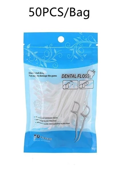 Çoklu Stil Diş Ipi Pensede Kürdan Kürdan Diş Çubuğu Diş Temizleme Diş Arası Fırçası Dental Flok Ağız Hijyeni Bakım Adet (Yurt Dışından)
