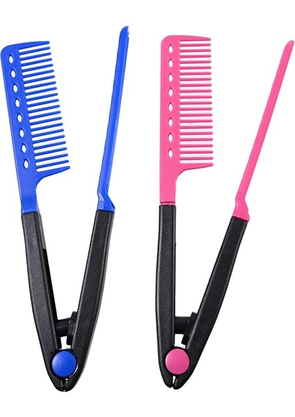 Gül Kırmızı Tarzı Saç Şekillendirici Yeni Doğrultma Tipi V-Şekilli Tarak Tasarım Kıvırcık Saç Tarak Kuaförlük Artefaktı Dıystyling Aracı Aksesuarları (Yurt Dışından) fiyatları