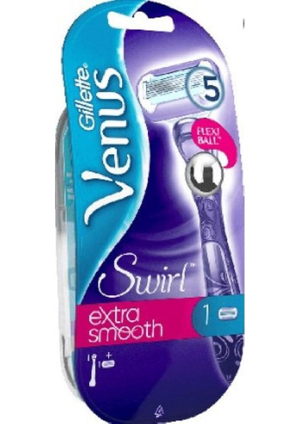 Swirl Extra Smooth Kadın Tıraş Makinesi + 1 Yedek Tıraş Bıçağı