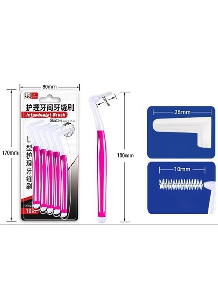 Sarı Stil L Şekli Interdental Fırçalar Diş Push-Pull Plak Çıkarır Diş Beyazlatma Ağız Bakımı Temizleme Kürdan Diş Ipi Ağız Temizleyici (Yurt Dışından) fırsatları