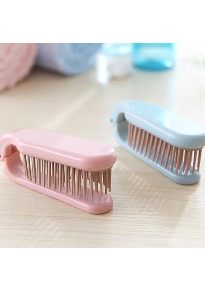 Mavi Stil 1 Adet Katlanabilir Saç Tarak Taşınabilir Seyahat Kıvırma Düz Saç Fırçası Yumuşak Diş Anti Statik Baş Masajı Saç Şekillendirici Aksesuarlar (Yurt Dışından) fiyatları