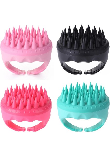 H Tarzı Şampuan Fırçası Saç Derisi Masajı Islak ve Kuru Saç Şampuan Fırçaları Kadınlar Için Yumuşak Silikon Kauçuk Fırça Pet Saç Temizleme (Yurt Dışından) modelleri