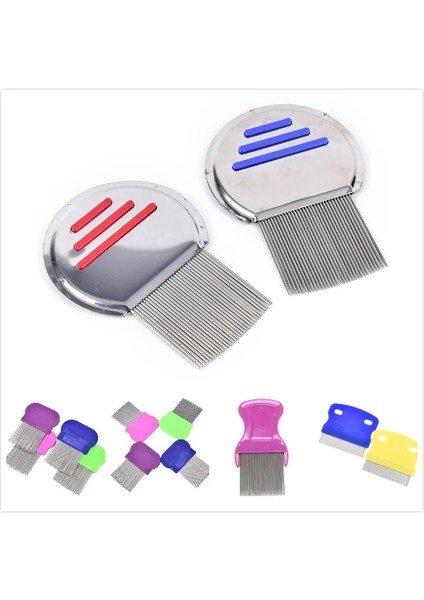 Kırmızı Stil Paslanmaz Çelik Terminatör Bit Tarağı Yoğunluk Dişleri Nits Tarak Nit Ücretsiz Çocuklar Saç Kurtulmak Headlice Süper 5 Stilleri Çıkarın (Yurt Dışından) indirimleri